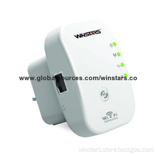 300Mbps Wi-Fi Repeater, More Range for Every WLAN Network, Wall Plug Design for Convenient Placement